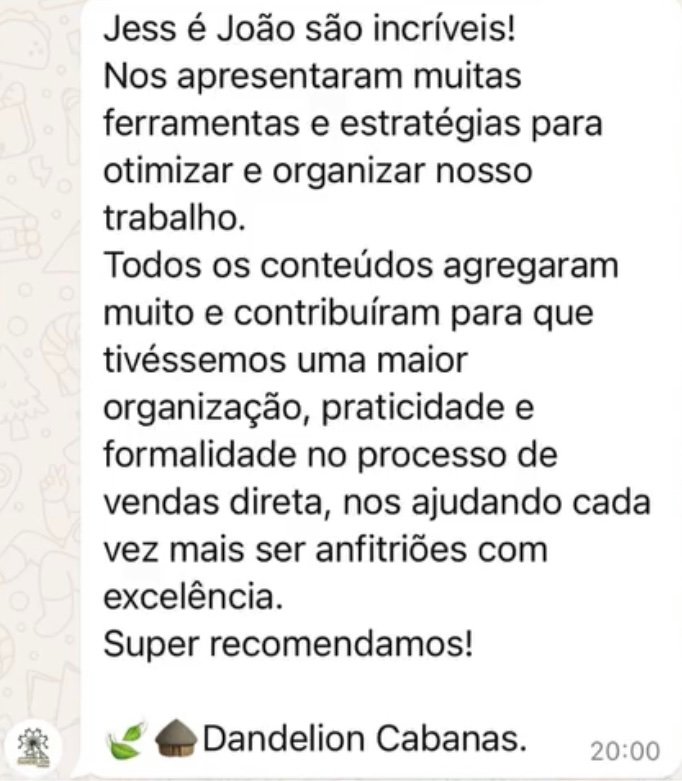 Resultado de aluno após aplicar as estratégias do Método R.eserva