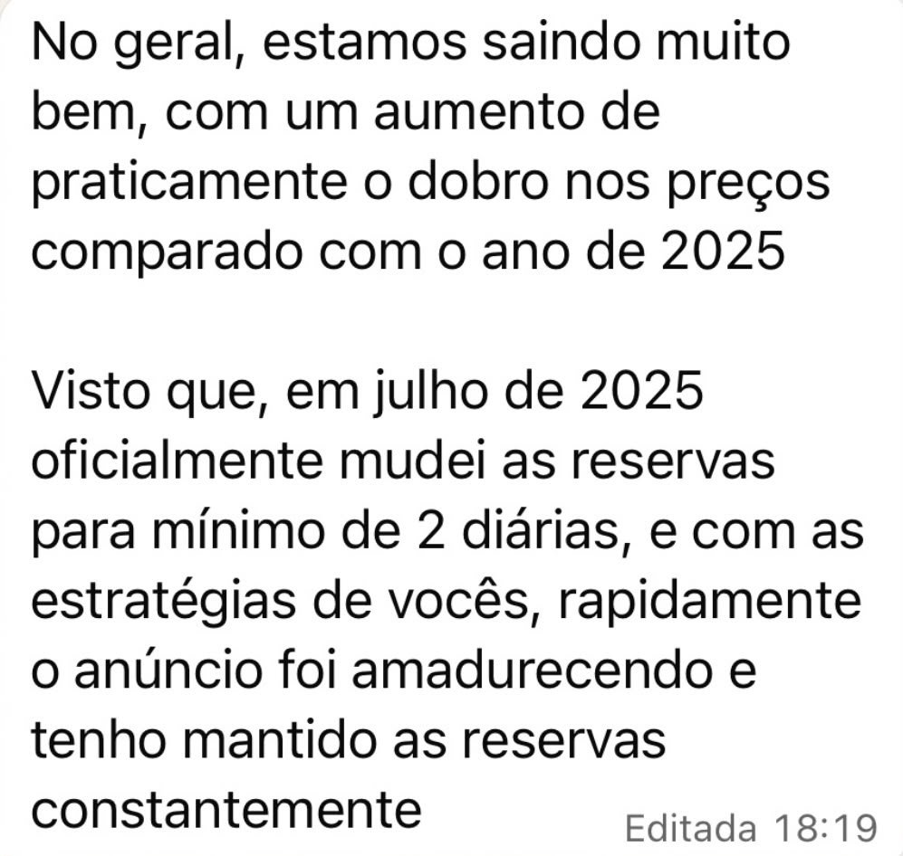 Depoimento de aluno do Método R.eserva sobre profissionalização da hospedagem